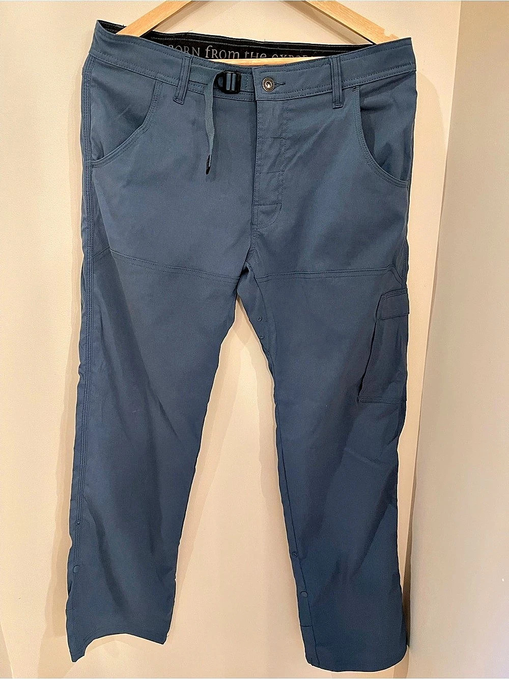 prAna Brion Pant Cargo Pants Blue Waist 32L